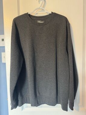 Athletic Works Men's Crewneck Sweater - Dark Charcoal